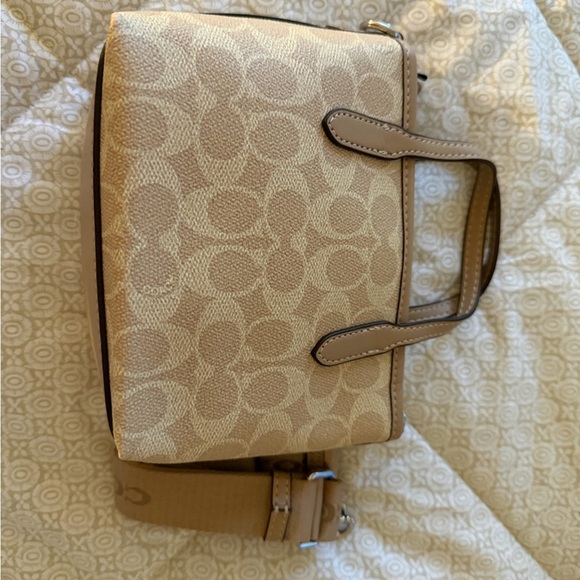 Coach Tan Signature Satchel Mini - Picture 3 of 5